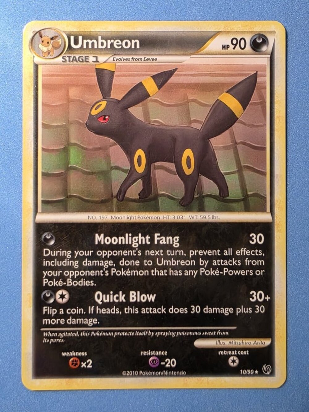 The Pokémon Company Pokémon TCG Umbreon 010/090 Deck Exclusives non-holo